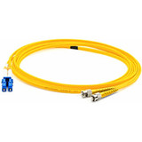 AddOn 10m FC (Male) to LC (Male) Yellow OS1 Duplex Fiber OFNR (Riser-Rated) Patch Cable