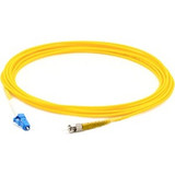 AddOn 5m FC (Male) to LC (Male) Yellow OS1 Simplex Fiber OFNR (Riser-Rated) Patch Cable