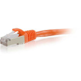 C2G-1ft Cat6 Snagless Shielded (STP) Network Patch Cable - Orange