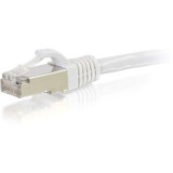 C2G-1ft Cat6 Snagless Shielded (STP) Network Patch Cable - White
