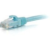 C2G 25ft Cat6a Snagless Unshielded (UTP) Network Patch Ethernet Cable-Aqua