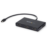 StarTech.com Mini DisplayPort to HDMI Multi Monitor Splitter - 3-Port MST Hub - mDP 1.2 to 3x HDMI MST Hub