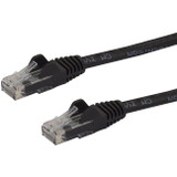 StarTech.com 30ft Black Cat6 Patch Cable with Snagless RJ45 Connectors - Long Ethernet Cable - 30 ft Cat 6 UTP Cable