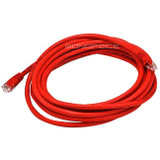 Monoprice Cat6 24AWG UTP Ethernet Network Patch Cable, 14ft Red
