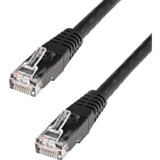 StarTech.com 6 ft Black Molded Cat6 UTP Patch Cable - ETL Verified