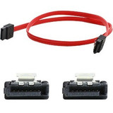 AddOn 5-pack of 46cm (1.5ft) SATA Male to Male Red Serial Cables - ETS5393946