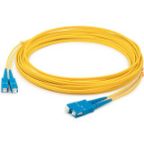 AddOn 7m SC (Male) to SC (Male) Yellow OS1 Duplex Fiber OFNR (Riser-Rated) Patch Cable