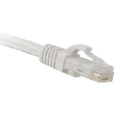 ENET Cat5e White 15 Foot Patch Cable with Snagless Molded Boot (UTP) High-Quality Network Patch Cable RJ45 to RJ45 - 15Ft