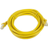 Monoprice FLEXboot Series Cat5e 24AWG UTP Ethernet Network Patch Cable, 20ft Yellow