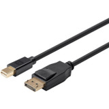 Monoprice Select Series Mini DisplayPort 1.2 to DisplayPort 4K Capable Cable, 15ft