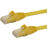 StarTech.com 30ft Yellow Cat6 Patch Cable with Snagless RJ45 Connectors - Long Ethernet Cable - 30 ft Cat 6 UTP Cable