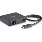 StarTech.com USB C Multiport Adapter - USB Type C to 4K HDMI / USB 3.0 / Gigabit Ethernet - Powered USB Hub - USB-C to USB Adapter