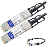 AddOn Juniper Networks QFX-QSFP-DAC-3M Compatible TAA Compliant 40GBase-CU QSFP+ to QSFP+ Direct Attach Cable (Passive Twinax, 3m)