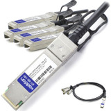 AddOn Juniper Networks QFX-QSFP-DACBO-5M Compatible TAA Compliant 40GBase-CU QSFP+ to 4xSFP+ Direct Attach Cable (Passive Twinax, 5m)