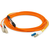 AddOn 1m Cisco CAB-MCP-LC Compatible LC (Male) to SC (Male) Orange OM1 & OS1 Duplex Fiber Mode Conditioning Cable