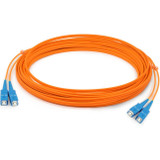 AddOn 5m SC (Male) to SC (Male) Orange OM1 Duplex Fiber OFNR (Riser-Rated) Patch Cable