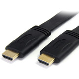 StarTech.com 6 ft Flat High Speed HDMI Cable with Ethernet - Ultra HD 4k x 2k HDMI Cable - HDMI to HDMI M/M