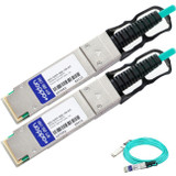 AddOn Dell AOC-QSFP-40G-7M Compatible TAA Compliant 40GBase-AOC QSFP+ to QSFP+ Direct Attach Cable (850nm, MMF, 7m)