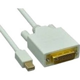 Unirise 15ft Mini Displayport to DVID Dual link Cable, Male- Male, 32AWG