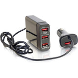 C2G 4-Port USB Car Charger, 5.8A Output