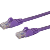 StarTech.com 30ft Purple Cat6 Patch Cable with Snagless RJ45 Connectors - Long Ethernet Cable - 30 ft Cat 6 UTP Cable