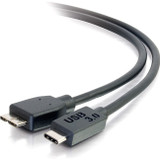 C2G 10ft USB 3.1 Gen 1 USB Type C to USB Micro B Cable - USB C Cable Black