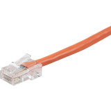 Monoprice ZEROboot Series Cat6 24AWG UTP Ethernet Network Patch Cable, 50ft Orange