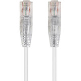 Monoprice SlimRun Cat6 28AWG UTP Ethernet Network Cable, 14ft White