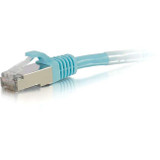 C2G-20ft Cat6a Snagless Shielded (STP) Network Patch Cable - Aqua