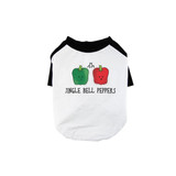 Jingle Bell Peppers BKWT Pets Baseball Shirt