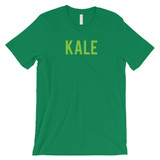 Kale Letters Mens Green T-Shirt