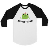Mistle Toad BKWT Womens Baseball Shirt
