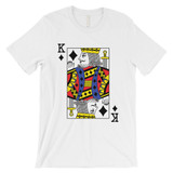 Diamond King Card Funny Mens White T-Shirt