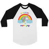 LGBT Gay Unicorn Rainbow Bkwt Baseball