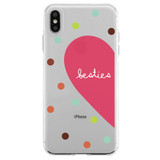 Besties Heart Dots BFF Matching Phone Covers Cute Colorful Gifts