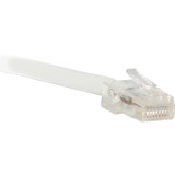 ENET Cat5e White 15 Foot Non-Booted (No Boot) (UTP) High-Quality Network Patch Cable RJ45 to RJ45 - 15Ft