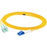 AddOn 7m ASC (Male) to LC (Male) Yellow OS1 Duplex Fiber OFNR (Riser-Rated) Patch Cable