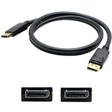AddOn 6ft Lenovo 0A36537 Compatible DisplayPort Male to Male Black Cable