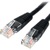 StarTech.com 25 ft Black Molded Cat5e UTP Patch Cable