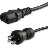 StarTech.com 15 ft Hospital Grade Power Cord - NEMA 5-15P to C13 - Monitor Power Cable - Power Supply Cord - Medical Grade Power Cord