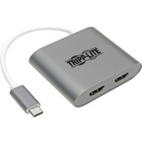 Tripp Lite USB C to HDMI Adapter Converter 2-Port Dual USB-C 3.1 4K@30Hz