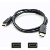 AddOn 5-Pack of 6ft HDMI Male to Male Black Cables - ETS4054540