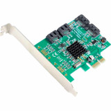 SYBA Multimedia SATA III 4-port PCI-e Controller Card, with Full and Low Profile Brackets