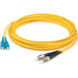 AddOn 1m SC (Male) to ST (Male) Yellow OS1 Duplex Fiber OFNR (Riser-Rated) Patch Cable