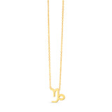 14K Yellow Gold Capricorn Necklace