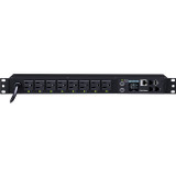 CyberPower PDU81001 Switched Metered-by-Outlet PDU, 100-120V, 15A, 8 Outlets (5-15R), 1U Rackmount