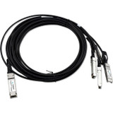Axiom 100GBASE-CR4 QSFP to 4 x 25GbE SFP Twinax Copper Cable, 3 meter