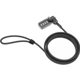 Universal Laptop Security Cable T-bar - With 4 dial Combination Lock
