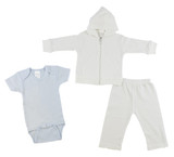 Infant Sweatshirt, Onezie And Pants - 3 Pc Set - BLTCS_0228M