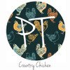 12"x12" Patterned Heat Transfer Vinyl - Country Chicken